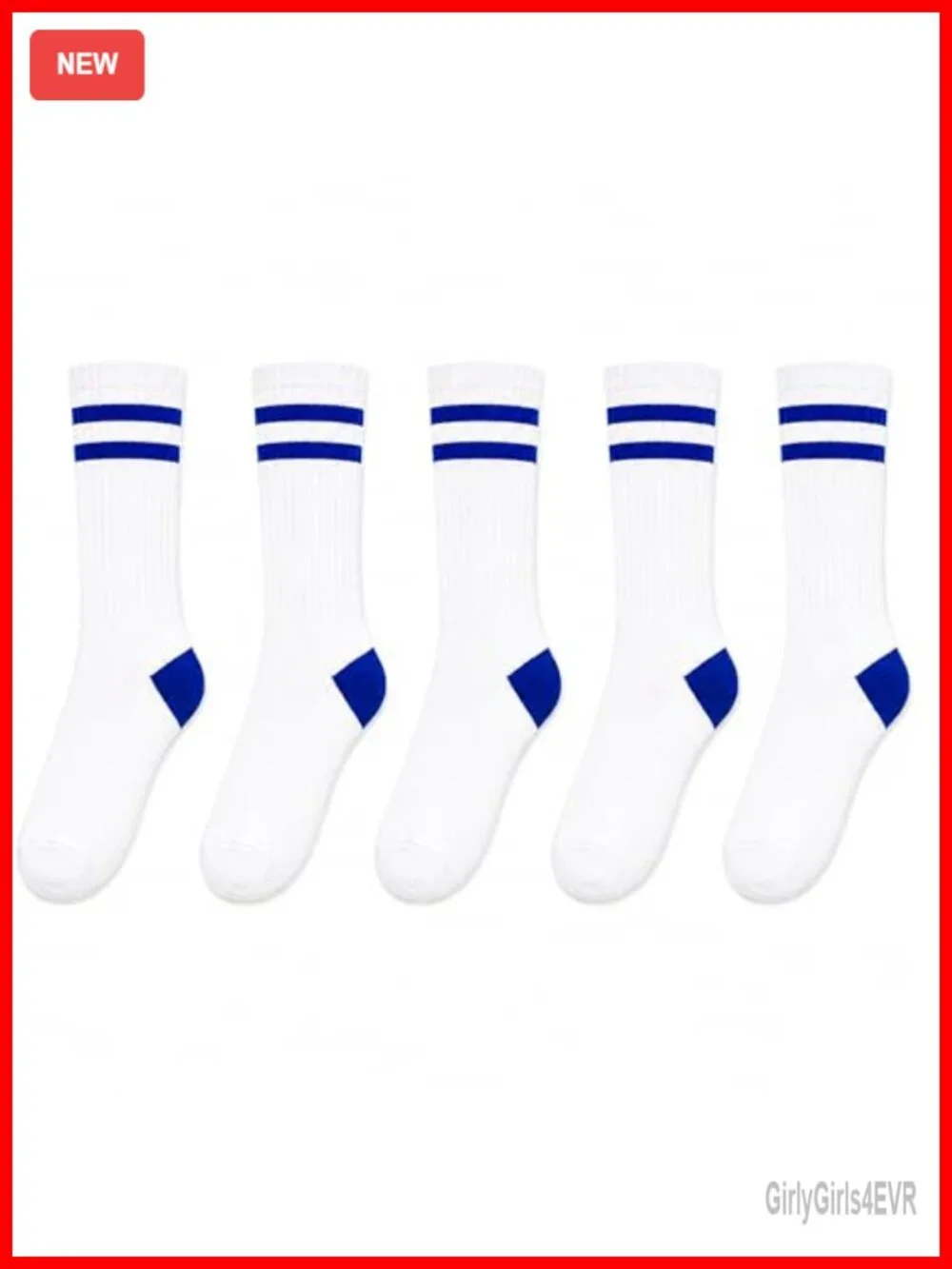 5 Pairs Retro Striped Crew Socks for Women Men, Vintage Sport Varsity Socks for